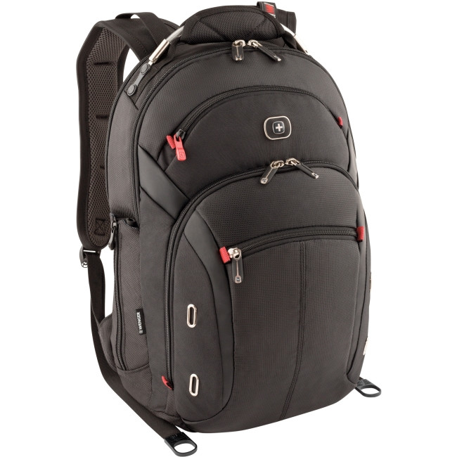 Wenger Gigabyte Carrying Case (Backpack) for 39.1 cm (15.4") MacBook Pro - Black