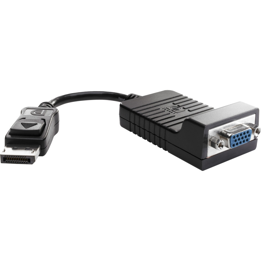 HP DisplayPort/VGA Video Cable for Monitor, Graphics Card - 20.32 cm