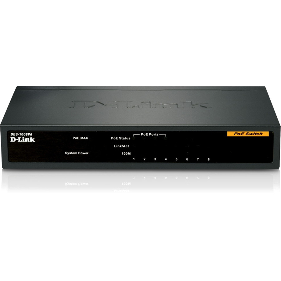 D-Link DES-1008PA 8 Ports Ethernet Switch