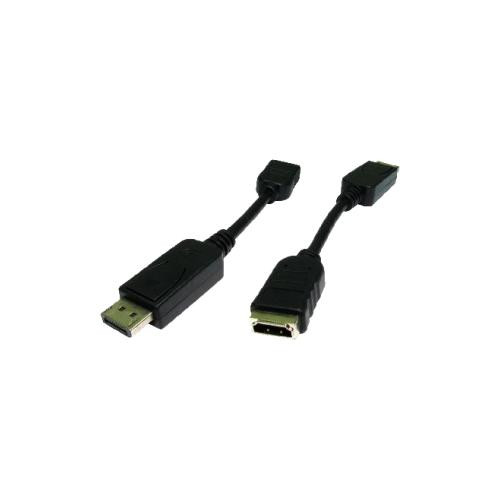 Cables Direct HDHDPORT-005CAB DisplayPort/HDMI A/V Cable for Monitor, TV - 4.50 cm