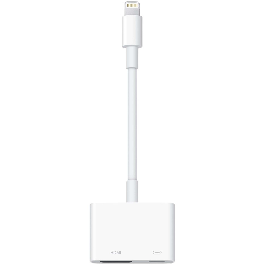 Apple Lightning/HDMI A/V Cable for Audio/Video Device, TV, Projector, iPad, iPod, iPhone