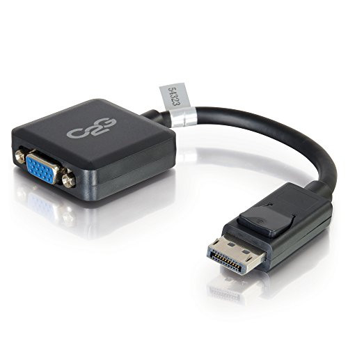 C2G 20 cm DisplayPort Male to VGA Female Adapter - Black