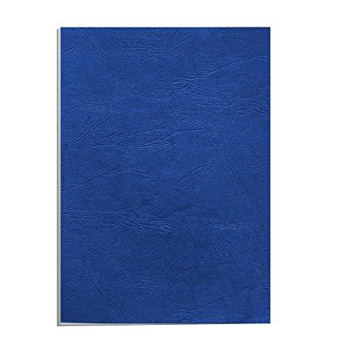 Fellowes Value A4 Leatherboard Covers - Blue (Pack of 100)