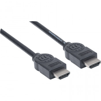 Manhattan HDMI A/V Cable for Audio/Video Device, TV, Blu-ray Player, Gaming Console, Desktop Computer - Shielding