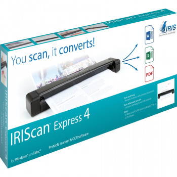 I.R.I.S. IRIScan Express 4 Sheetfed Scanner - 1200 dpi Optical