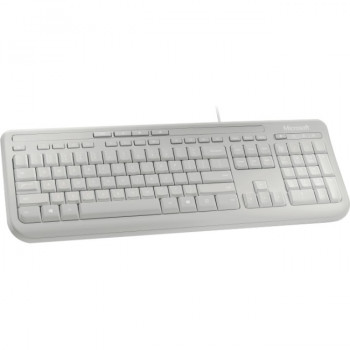 Microsoft 600 Keyboard - Cable Connectivity - White