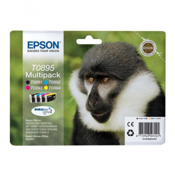 Epson T0895 Ink Cartridge - Black, Cyan, Magenta, Yellow