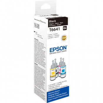 Epson T6641 Ink Refill Kit - Black - Inkjet