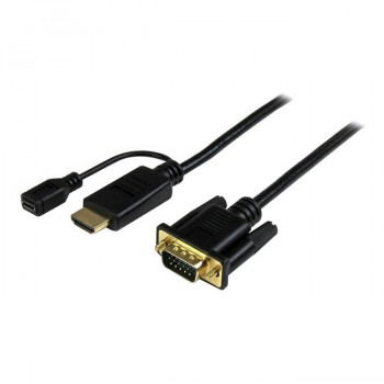 StarTech.com 6 ft HDMI to VGA active converter cable - HDMI to VGA adapter - 1920x1200 or 1080p