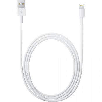Apple Lightning USB Data Transfer Cable for iPad, iPhone, iPod, Cellular Phone - 2 m