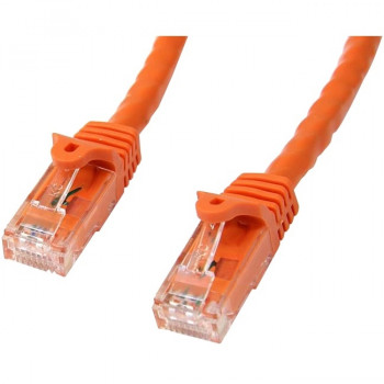 StarTech.com 1m Orange Gigabit Snagless RJ45 UTP Cat6 Patch Cable - 1 m Patch Cord