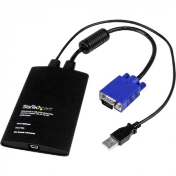 StarTech.com KVM Console to Laptop USB 2.0 Portable Crash Cart Adapter with File Transfer & Video Capture