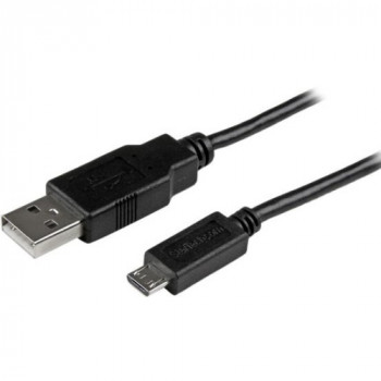 StarTech.com 1m Mobile Charge Sync USB to Slim Micro USB Cable for Smartphones and Tablets - A to Micro B M/M