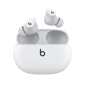 Beats Studio Buds – True Wireless Noise Cancelling Earbuds – IPX4 rating, Sweat Resistant Earphones, Compatible with Apple & Android, Class 1 Bluetooth, Built-in Microphone – White