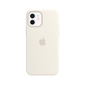 Apple Silicone Case with MagSafe (for iPhone 12 | 12 Pro) - White