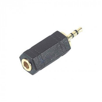 Stereo audio adapter 3.5-mm female to 2.5-mm jack male