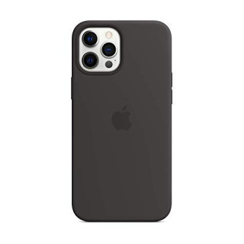 Apple Silicone Case with MagSafe (for iPhone 12 Pro Max) - Black - 6.68 inches