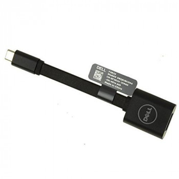 Dell DBQBJBC054 USB-C - USB-A 3.0 Interface/Gender Adapter Cable - Black