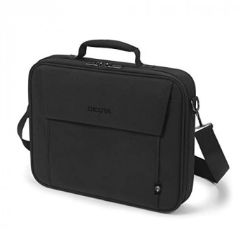 DICOTA Eco Multi BASE 15-17.3 - eco-friendly laptop bag with protective padding, black