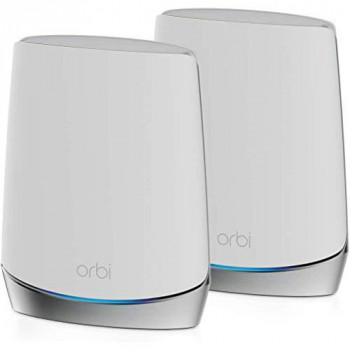 NETGEAR Orbi Whole Home Tri-Band Mesh WiFi 6 System (RBK752) Router with 1 Satellite Extender, Coverage up to 4,000 sq. ft. and 40+ Devices, Mesh AX4200 WiFi 6 (Up to 4.2Gbps)