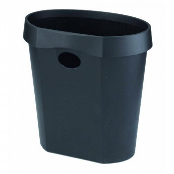 Avery DR500BLK DTR Eco Waste Bin with Removable Rim, 350 x 340 x 250 mm, 18 L - Black