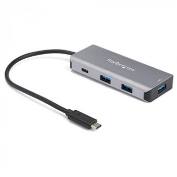 StarTech.com 4 -Port USB 3.1 (Gen 2) Type C Hub with 9.8” Host Cable - 10Gbps - 3x USB 3.1 Type-A, 1x USB 3.1 Type C - USB-C Hub (HB31C3A1CB)