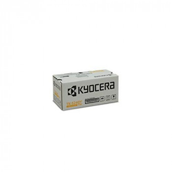 Kyocera TK-5240Y Original Toner Cartridge Yellow 1T02R7ANL0. For ECOSYS M5526cdn, ECOSYS M5526cdw, ECOSYS P5026cdn, ECOSYS P5026cdw. Amazon Dash Replenishment-Compatible