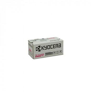 Kyocera TK-5240M Original Toner Cartridge Magenta 1T02R7BNL0. For ECOSYS M5526cdn, ECOSYS M5526cdw, ECOSYS P5026cdn, ECOSYS P5026cdw. Amazon Dash Replenishment-Compatible