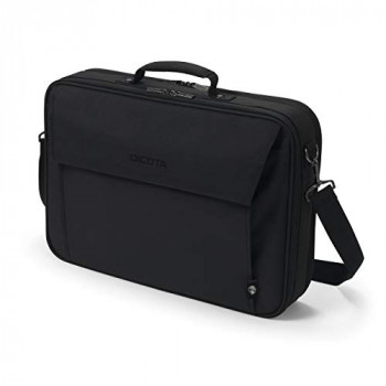 DICOTA Eco Multi Plus BASE 14-15.6 - laptop bag with protective padding and document compartment, black