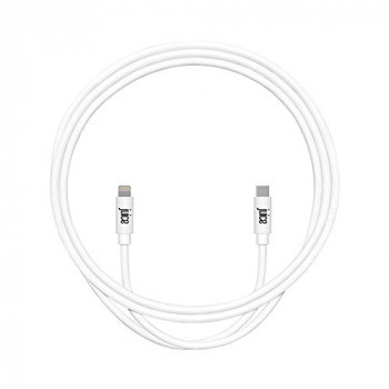 Juice Apple iPhone 11, Pro, iPhone X, Xr, iPhone 8, 7, 6, SE, iPad Lightning and USB Type C Charge and Sync Cable, 1M, White