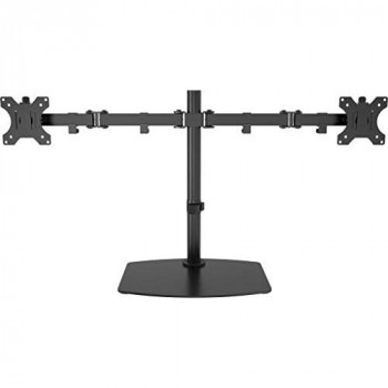 Vision VFM-DSDB Multimedia Stand Black Flat Panel – Stand for Multimedia Stand, Black, Steel, Flat Panel, 16 kg, 33 cm (13 inches)