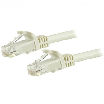 StarTech.com N6PATC50CMWH 0.5 m Cat6 Patch Short Ethernet Cable with Snagless RJ45 Connectors - White