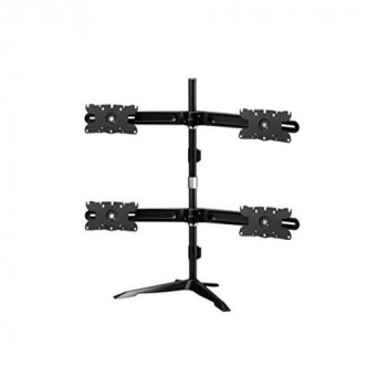 Amer Mounts AMR4S32: Large Quad Monitor Mount - Desk Stand - Displays up to 4/Four 32 inch Screens