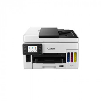 Canon MAXIFY GX6050 - Eco-Friendly and cost-conscious compact 3-in-1 business printer (refillable ink tanks, designed for small business print efficiency)