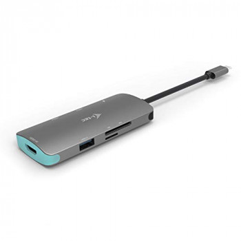 I-Tec USB-C Metal Nano Dock [4K HDMI LAN + Power Delivery 60 W]