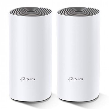 TP-Link Deco E4 Whole Home Mesh Wi-Fi System, Seamless and Speedy (AC1200) for Medium Home, Work with Amazon Echo/Alexa and IFTTT, Router and WiFi Booster Replacement, Parent Control, Pack of 2