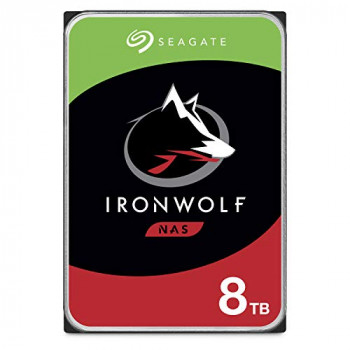 8TB Seagate Technology ST8000VN004 Ironwolf, 3.5" NAS HDD, SATA III - 6GB/s, 7200RPM, 256MB Cache