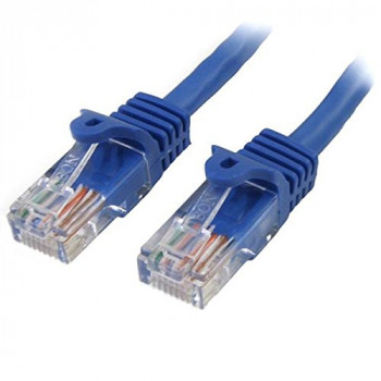 StarTech. com Network Cable 50 cm blue Cat5e Ethernet RJ45 Snagless