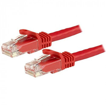 StarTech.com N6PATC50CMRD 0.5 m Cat6 Patch Ethernet Cable with Snagless RJ45 Connectors - Red