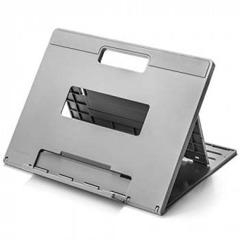 Kensington SmartFit Easy Riser Go Large Laptop Stand for Home Office - Adjustable laptop desk stand, Portable Laptop Holder (K50420EU), Grey