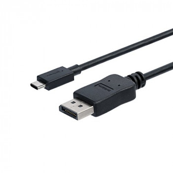 StarTech.com USB C to DisplayPort Cable - 6 ft / 2m - USB-C DisplayPort Cable - Computer Monitor Cable - DP Cable - USB Type C to DisplayPort Cable