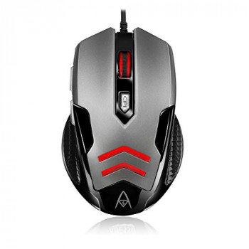 Adesso iMouse X1, the Multi-Color 6-Button Gaming Mouse (Red)