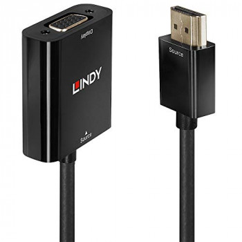 LINDY 38291 0.1 m HDMI to VGA Converter - Black