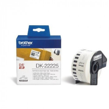 Brother DK22225 Fan-Fold Labels Paper 38mm x 30.48 for QL-550/500/500A/560VP/560/570/580N/650TD/1050/1050N/1060N