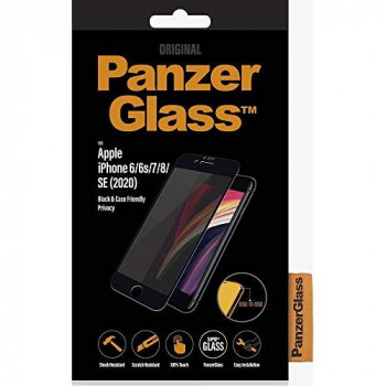 PANZERGLASS - PanzerGlass Apple iPhone 6/6s/7/8/SE (2020) Compatible with Cases, Black