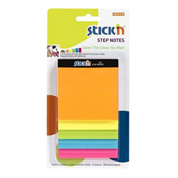 Stick N Neon Magic Cube Step Note - Assorted Colour