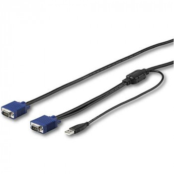 StarTech.com RKCONSUV15 15 ft (4.6 m) USB KVM Cable for StarTech.com Rackmount Consoles, VGA and USB KVM Console Cable