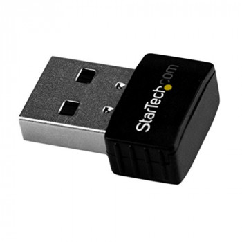 StarTech.com USB433ACD1X1 AC600 Dual-Band Nano USB Wireless Network Adapter - Black