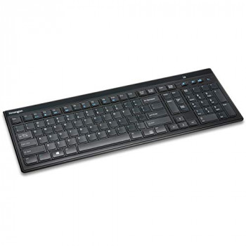 Kensington Wireless Keyboard - AdvanceFit Slim Full Size USB Keyboard, Compatible with Windows & Mac - Black (K72344UK)
