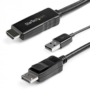 StarTech.com 2M HDMI TO DISPLAYPORT CABLE 4K 30HZ - USB-POWERED